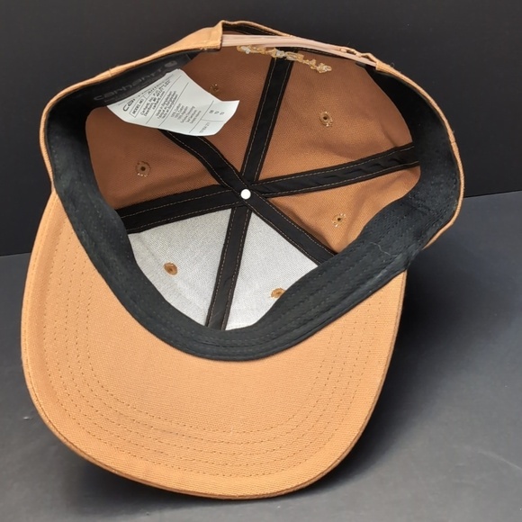 Carhartt Men's Flat Brim Ashland Cap 100% Firm Hand Cotton Duck Cap. - Picture 5 of 6